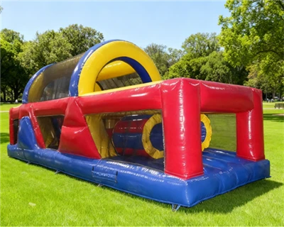 চ্যালেঞ্জ গেম inflatable বাধা কোর্স